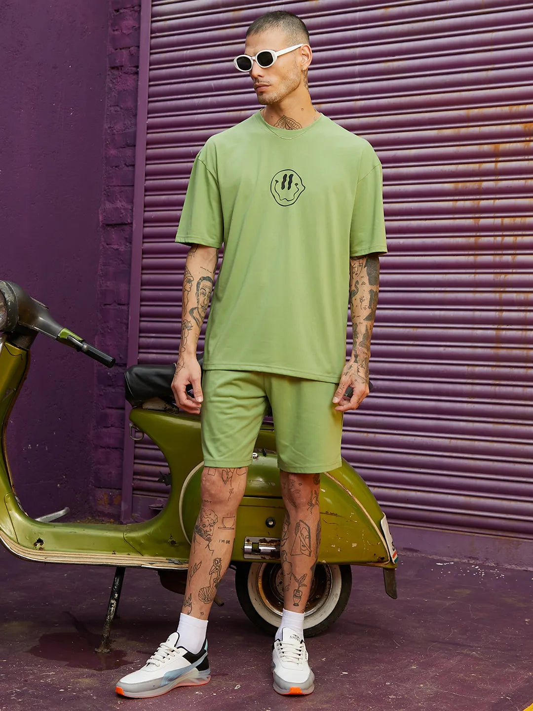 Oversized Green Sunny Cactus Co-Ord Set