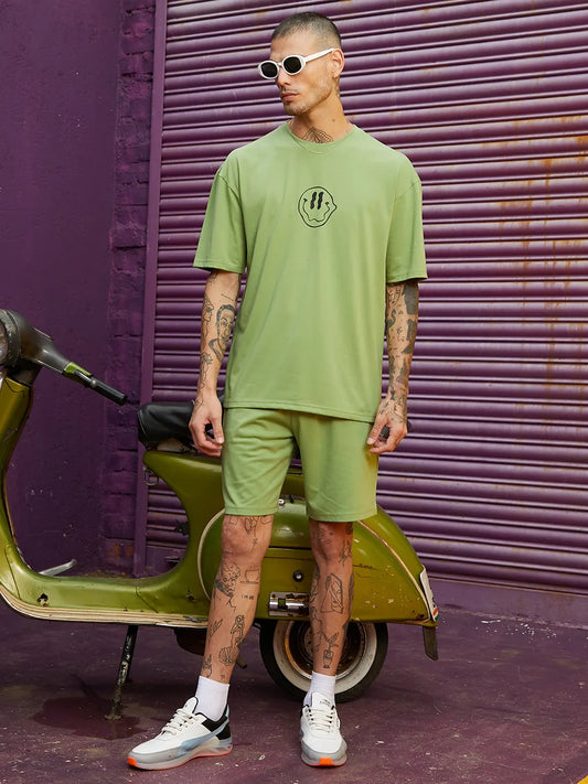 Oversized Green Sunny Cactus Co-Ord Set