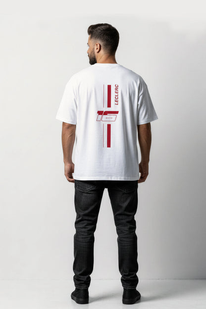 Men's White Formula 1 Oversized T-Shirt