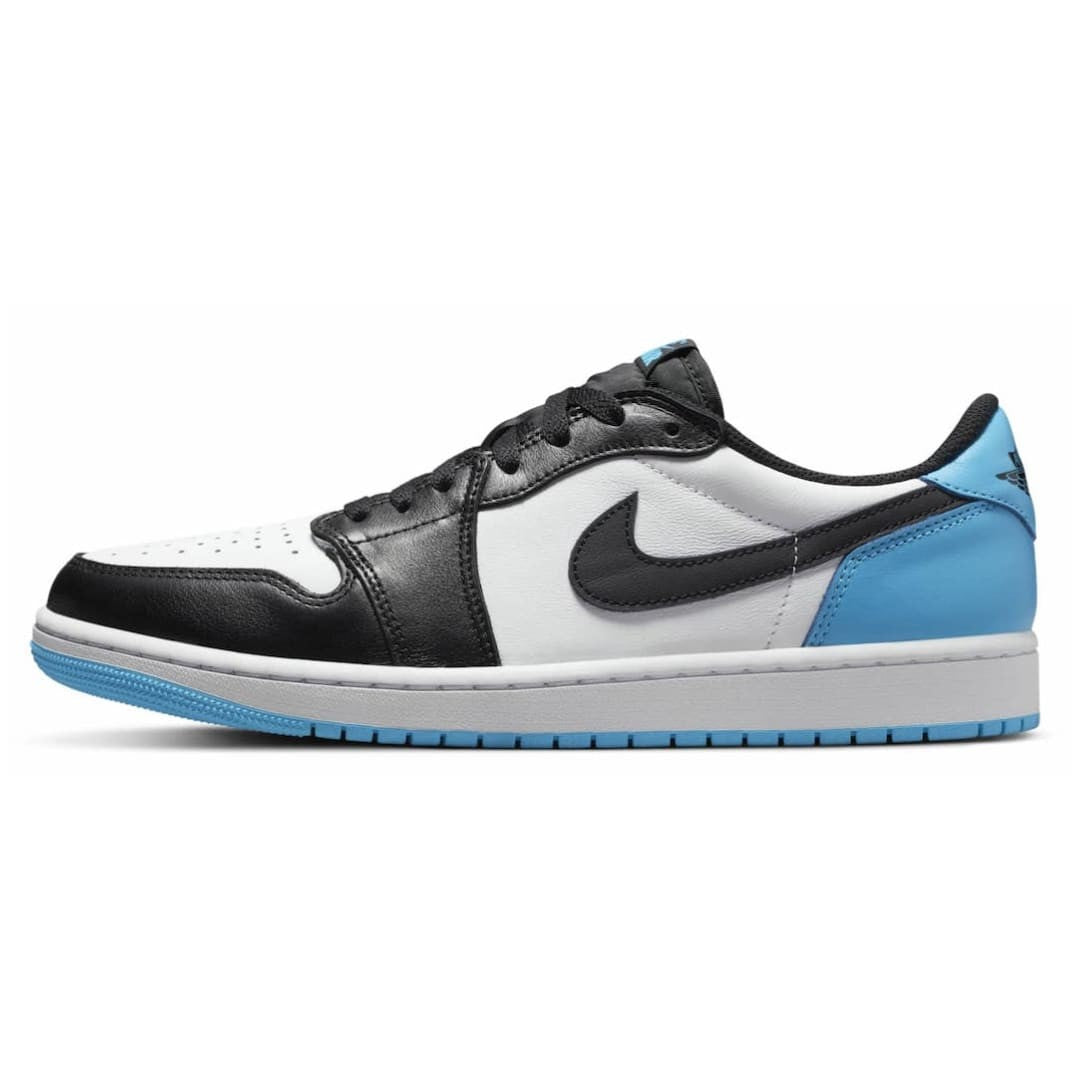 Jordan 1 Low Women "Black Dark Powder Blue"