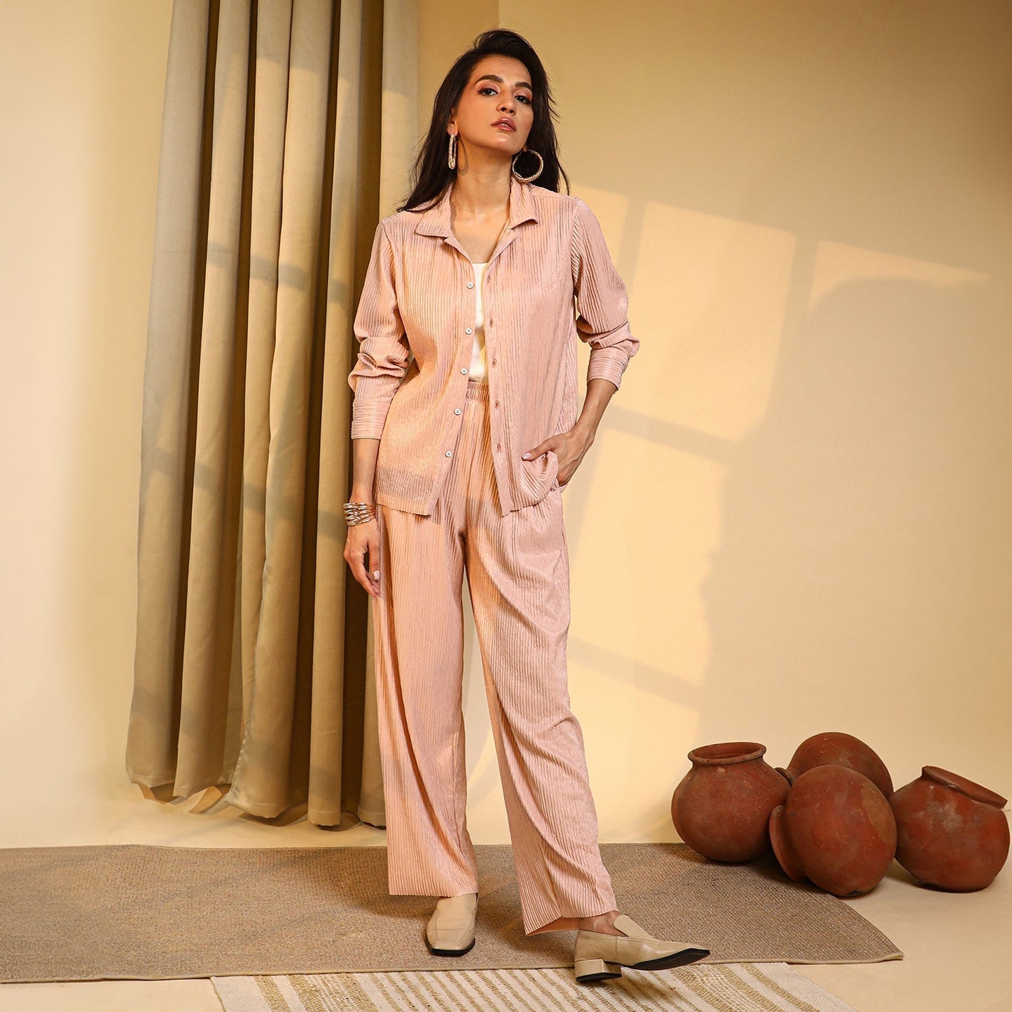 Creased Co-Ord Set