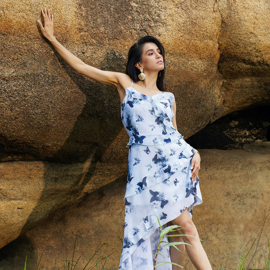 Blurry Butterfly Dress