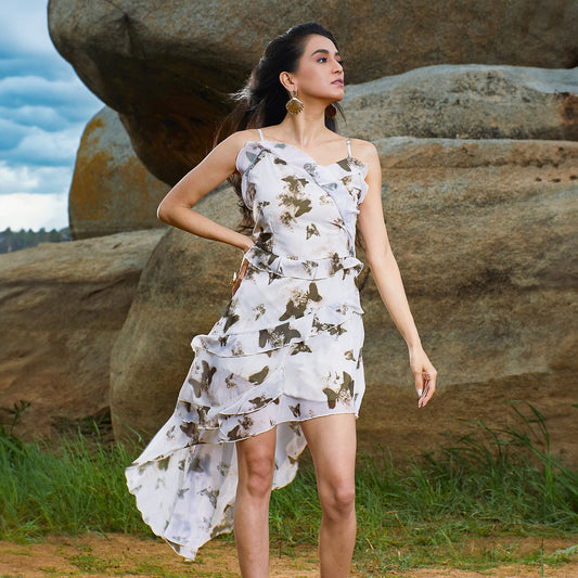 Blurry Butterfly Dress