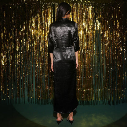 Draped Wrap Dress