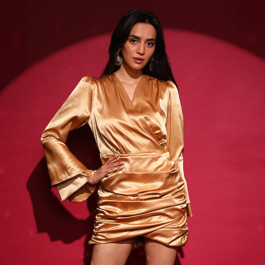 Satin Mini Dress