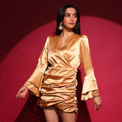 Satin Mini Dress