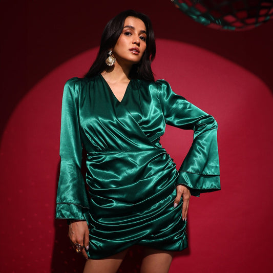 Satin Mini Dress