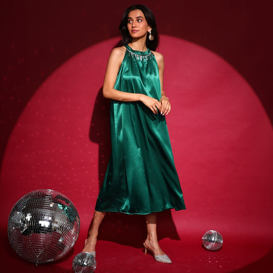Halter Midi Dress