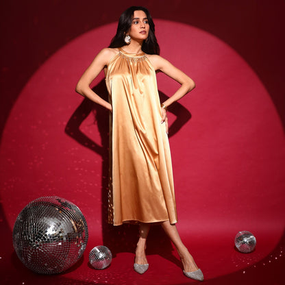 Halter Midi Dress