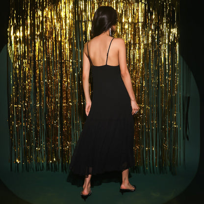 Sequin Tiered Dress