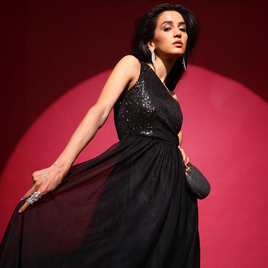 Sequin Maxi Dress