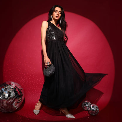 Sequin Maxi Dress