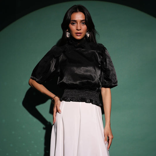 Smocked Ruffle Top