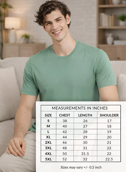 Adro Mens Badminton Graphic T-Shirt | Cotton Lycra Tshirt | 180 GSM Stretchable Crew Neck Sports Tee | Breathable Casual T shirt for Men