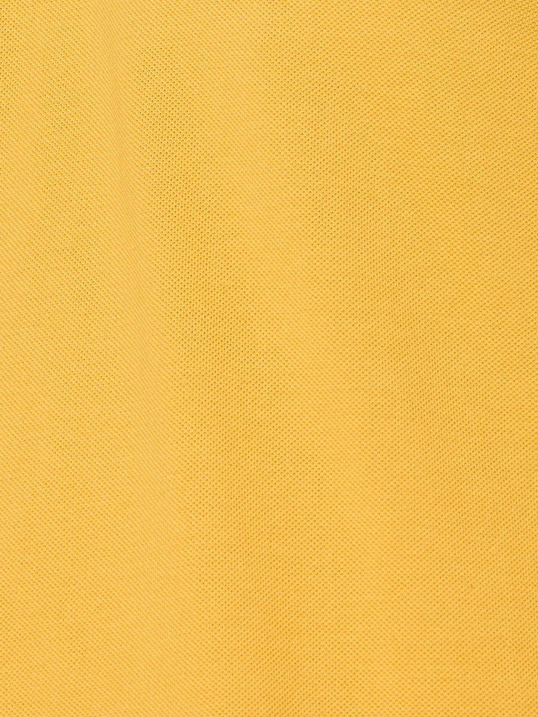 Pepe Jeans Yellow Solid Short Sleeves Mens Polo T-Shirt