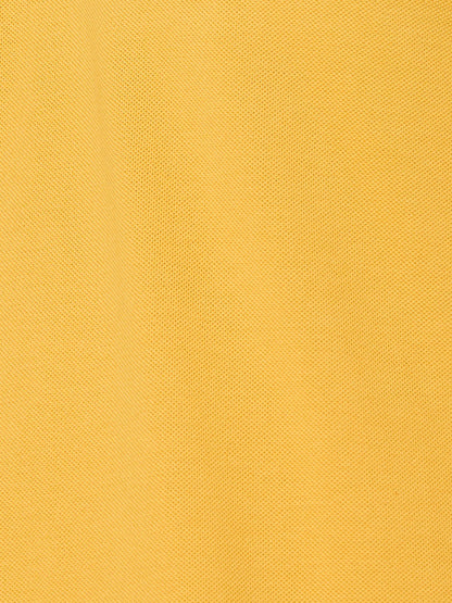 Pepe Jeans Yellow Solid Short Sleeves Mens Polo T-Shirt
