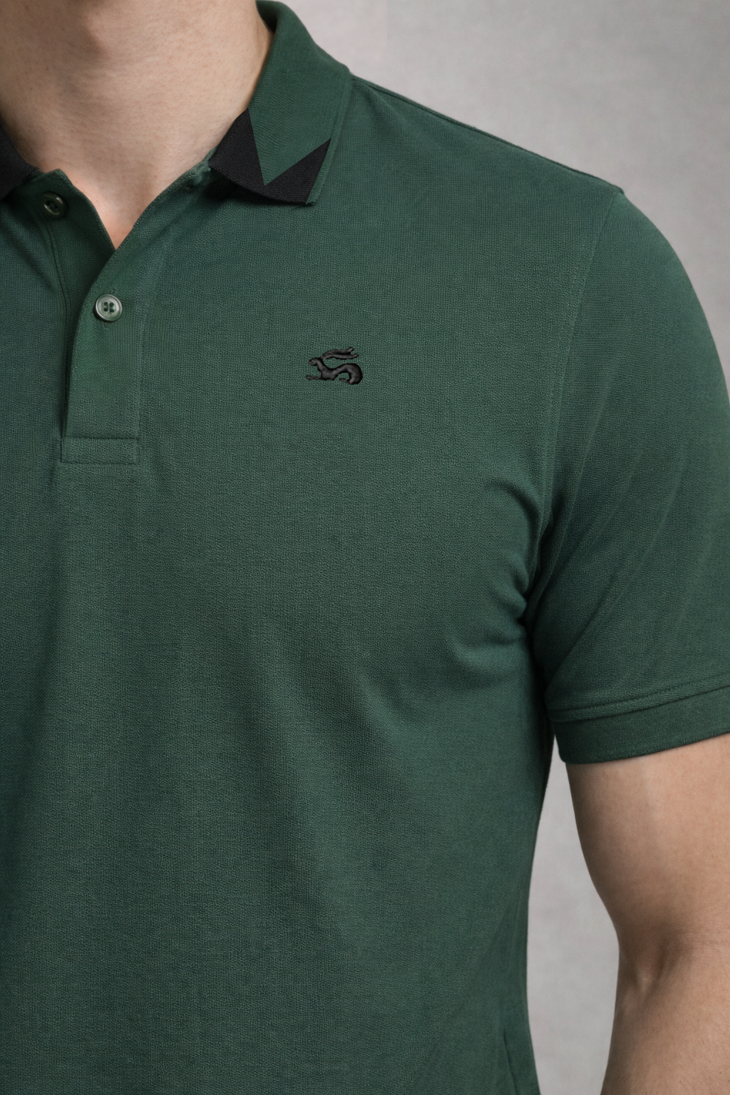 Adro Green Polo Tshirt for Men