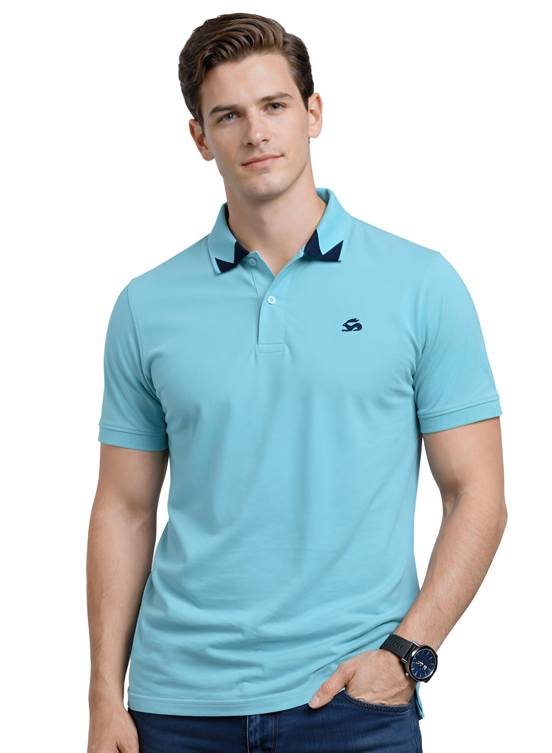 Adro Mint Polo Tshirt for Men