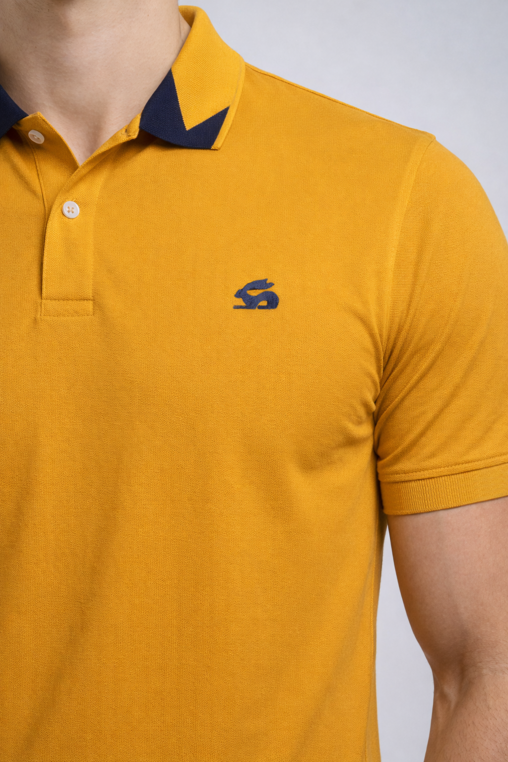 Adro Mustard Polo Tshirt for Men