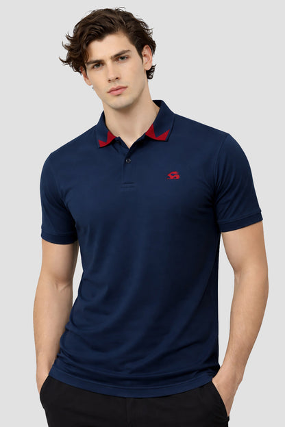 Adro Navy Polo Tshirt for Men