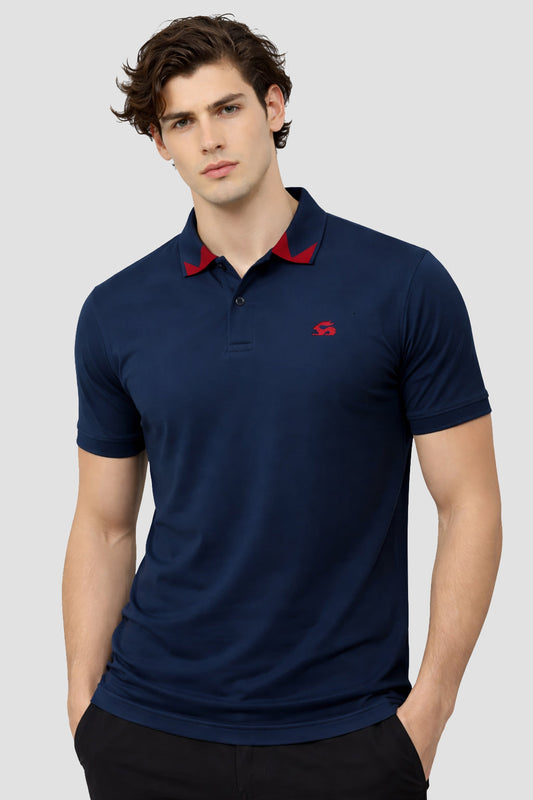Adro Navy Polo Tshirt for Men