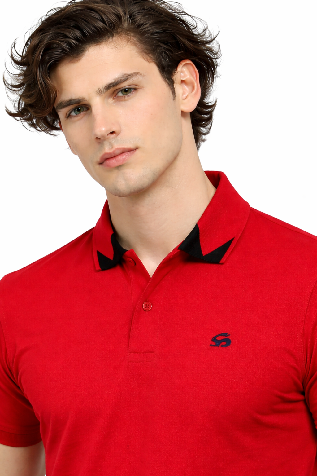Adro Red Polo Tshirt for Men