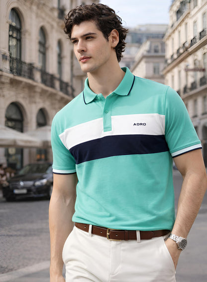 Adro Multicolour Polo T Shirt