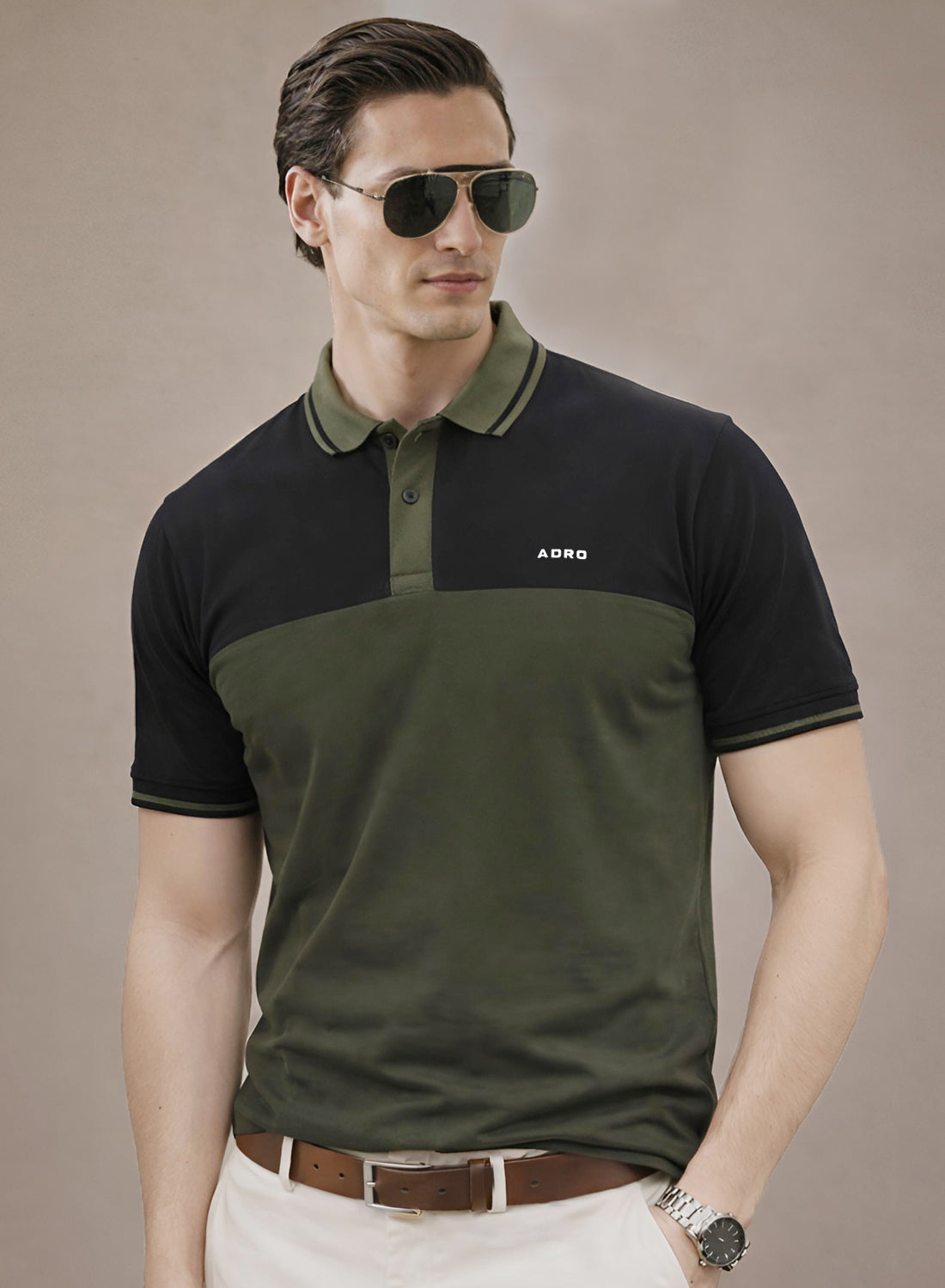 Adro Multicolour Polo T Shirt