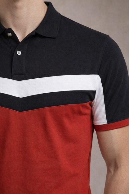 Adro Multicolour Polo T Shirt