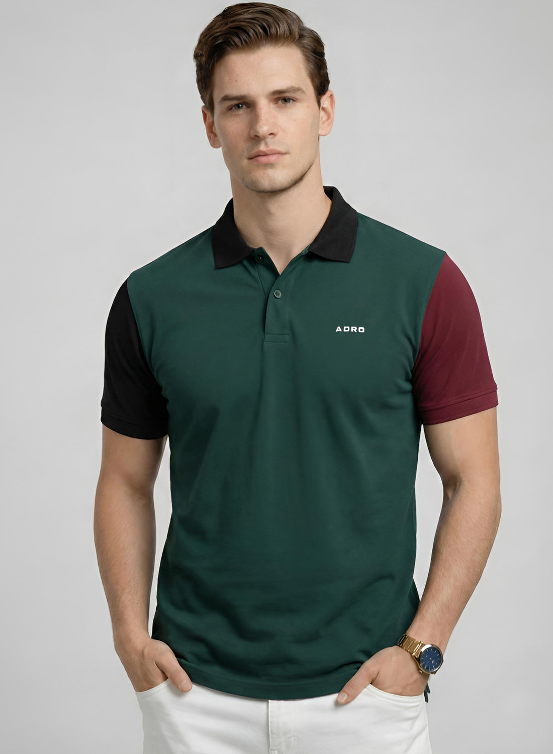 Adro Multicolour Polo T Shirt