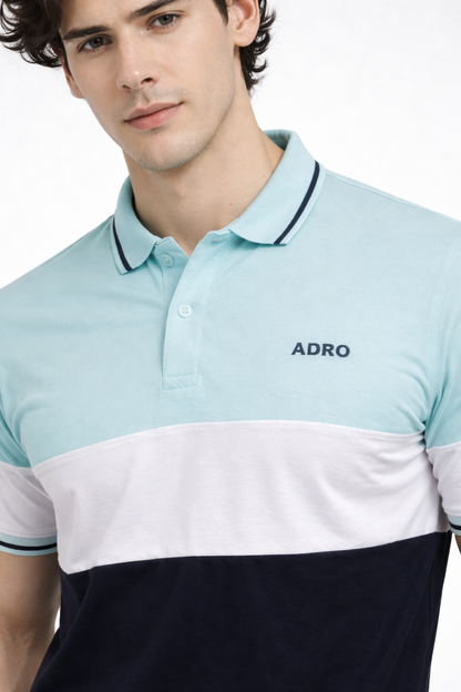 Adro Multicolour Polo T Shirt