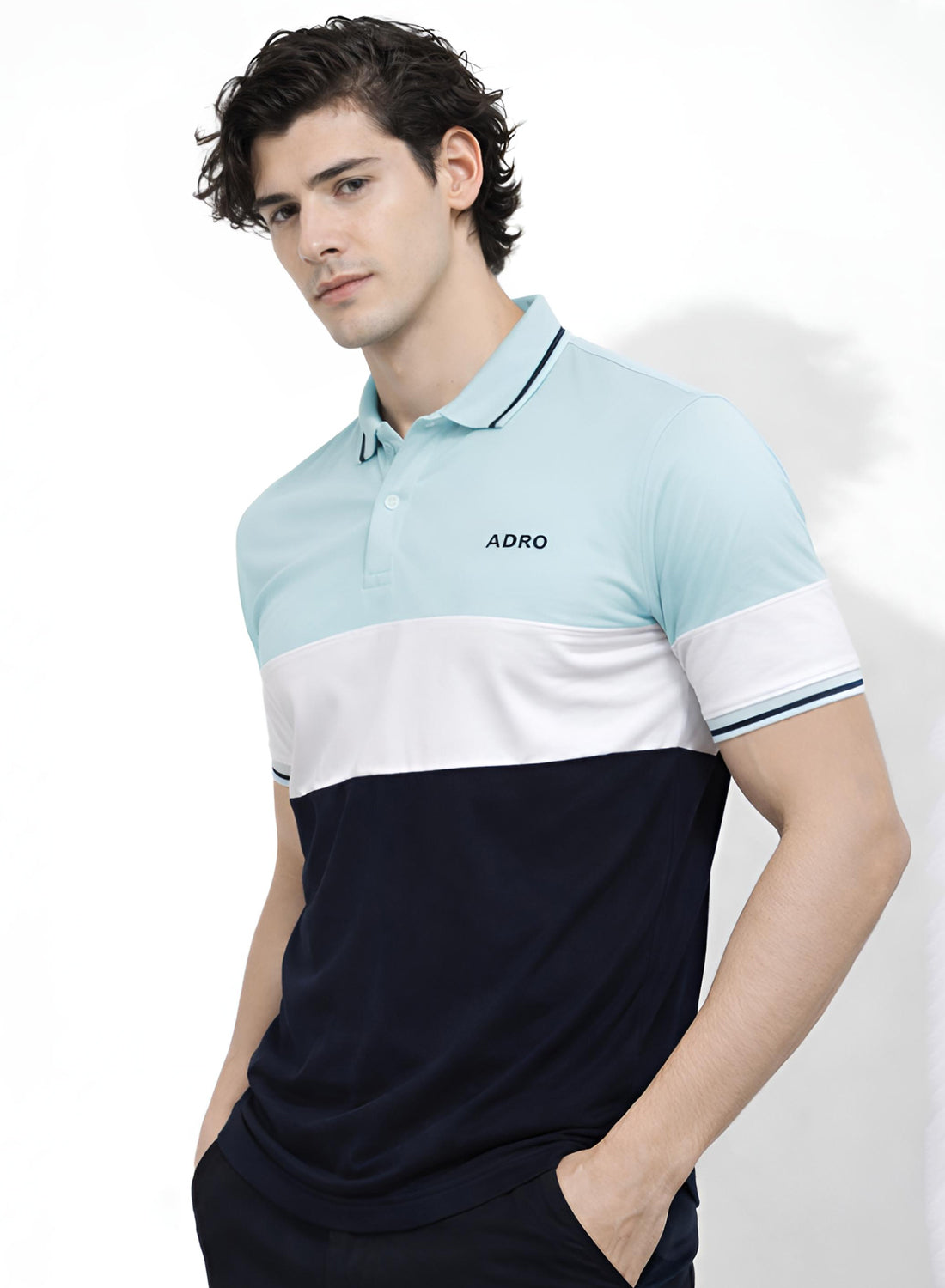Adro Multicolour Polo T Shirt