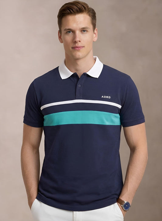 Adro Multicolour Polo T Shirt