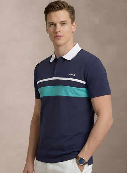Adro Multicolour Polo T Shirt