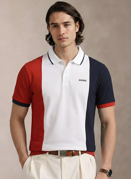 Adro Multicolour Polo T Shirt