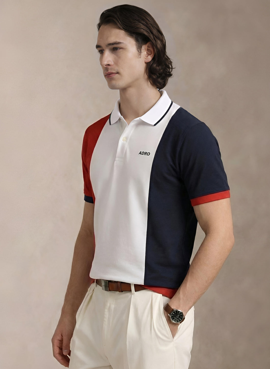 Adro Multicolour Polo T Shirt