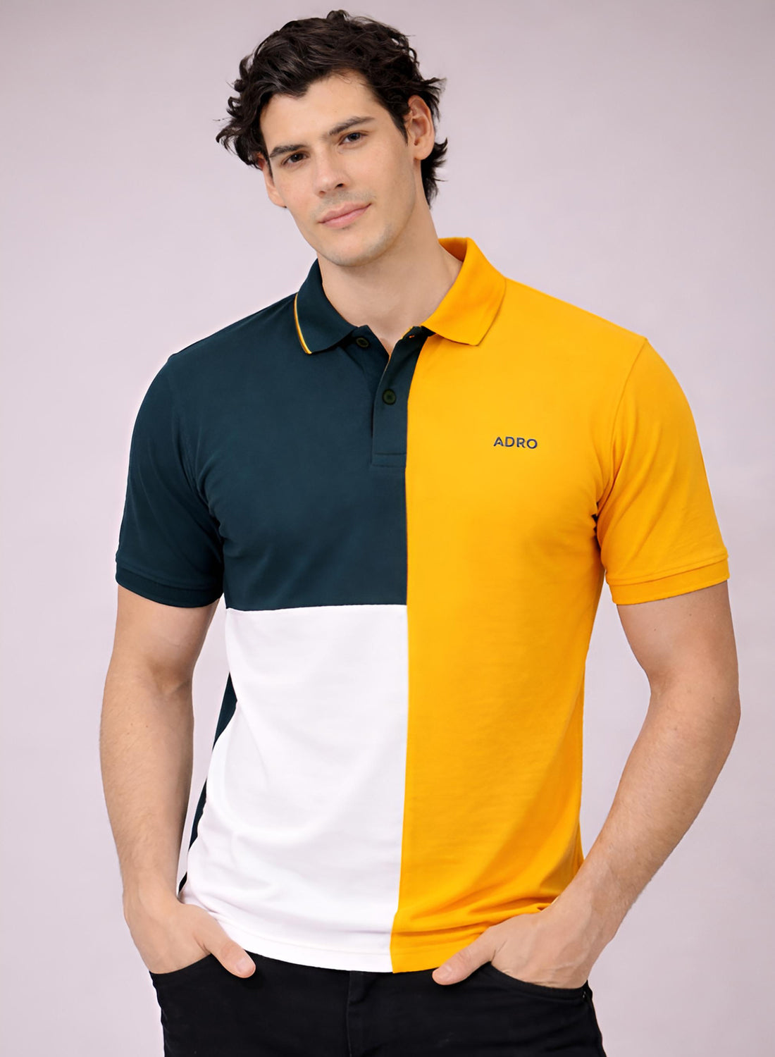 Adro Multicolour Polo T Shirt