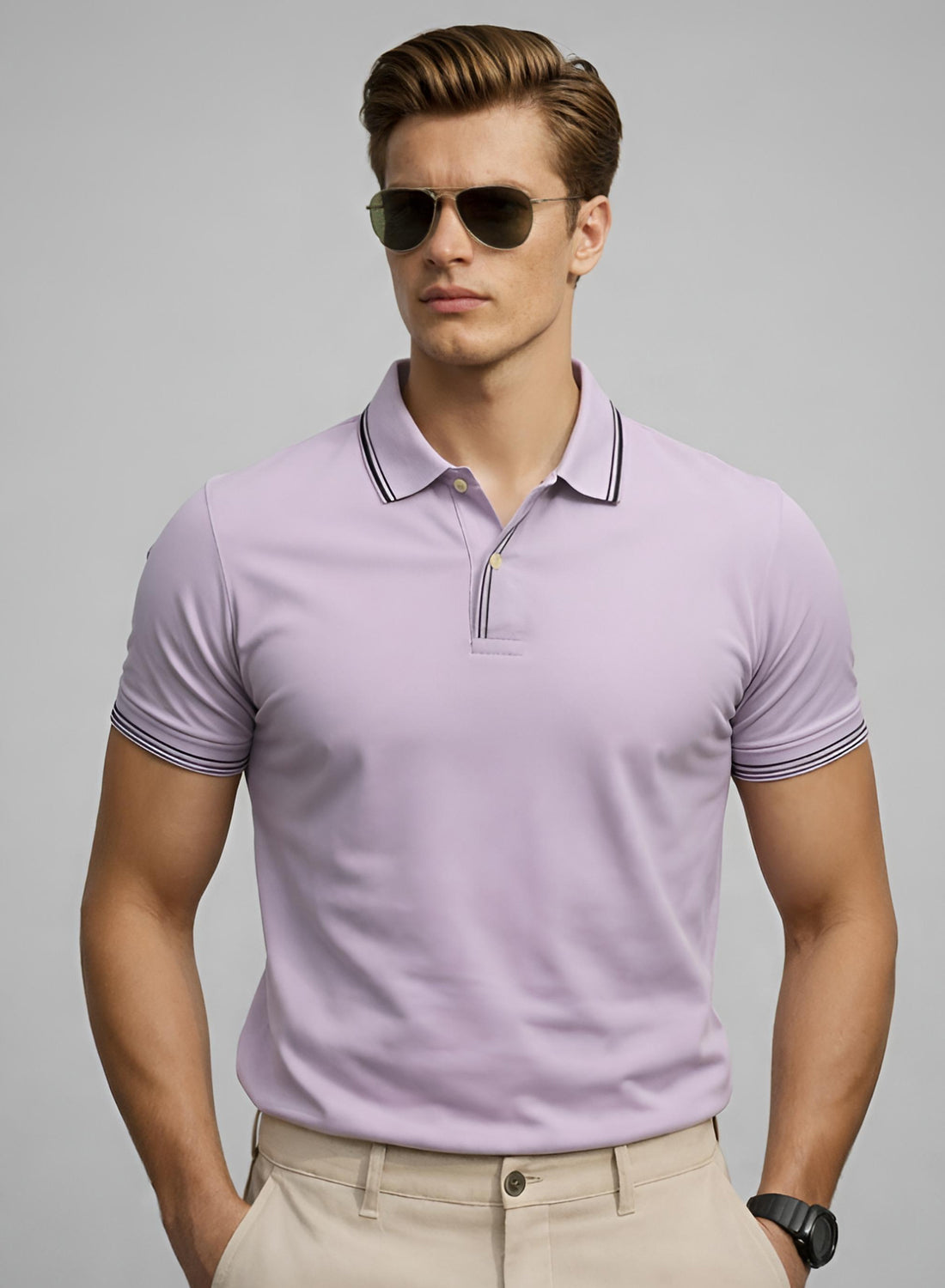 Adro Cotton Polo T Shirt for men