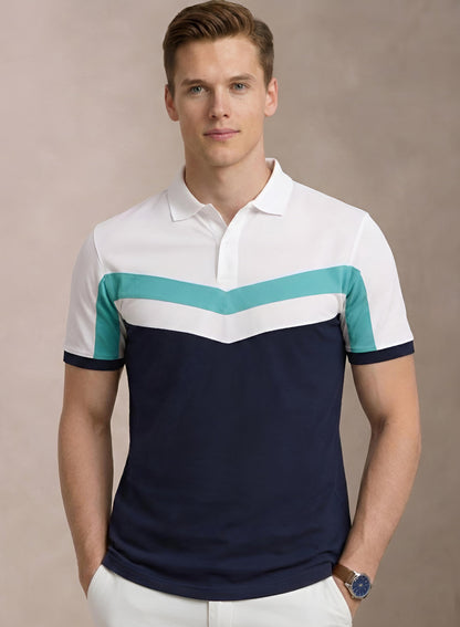 Adro Multicolour Polo T Shirt