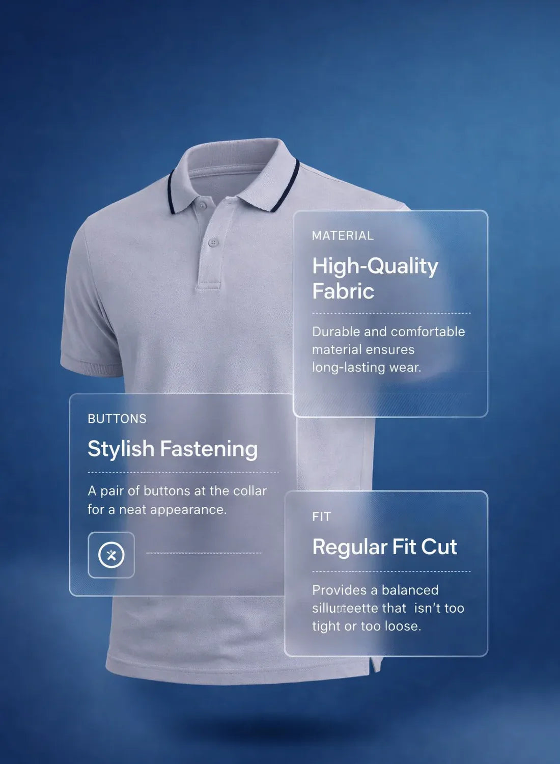 ADRO Mens Polo TShirt | Airtex Cotton Matty Fabric | Regular Fit | Breathable, Durable & Premium Casual Solid Polo T-Shirt for Men