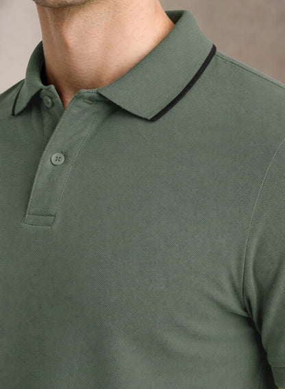 ADRO Mens Polo TShirt | Airtex Cotton Matty Fabric | Regular Fit | Breathable, Durable & Premium Casual Solid Polo T-Shirt for Men