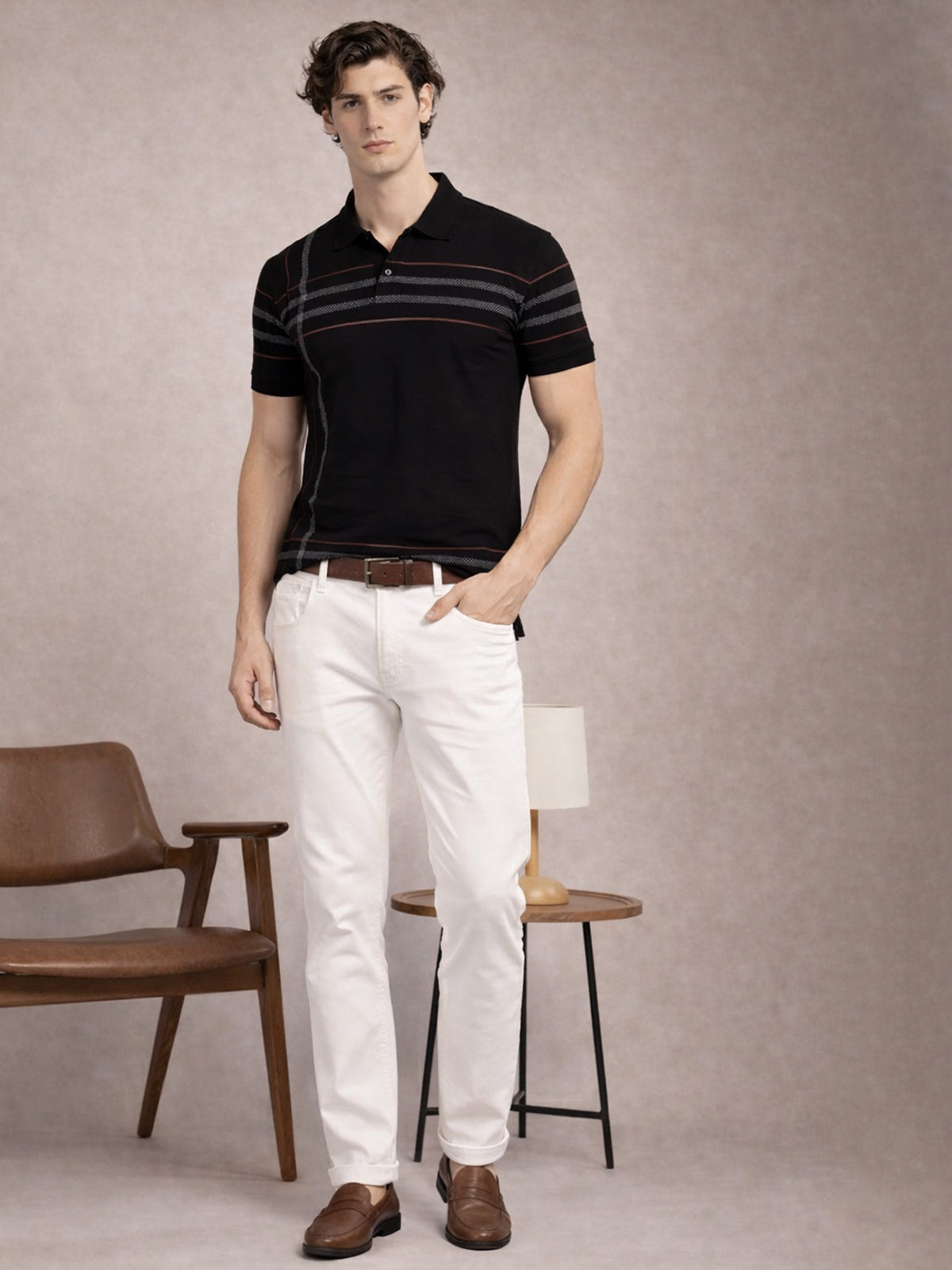 Adro Cotton Polo T Shirt for men