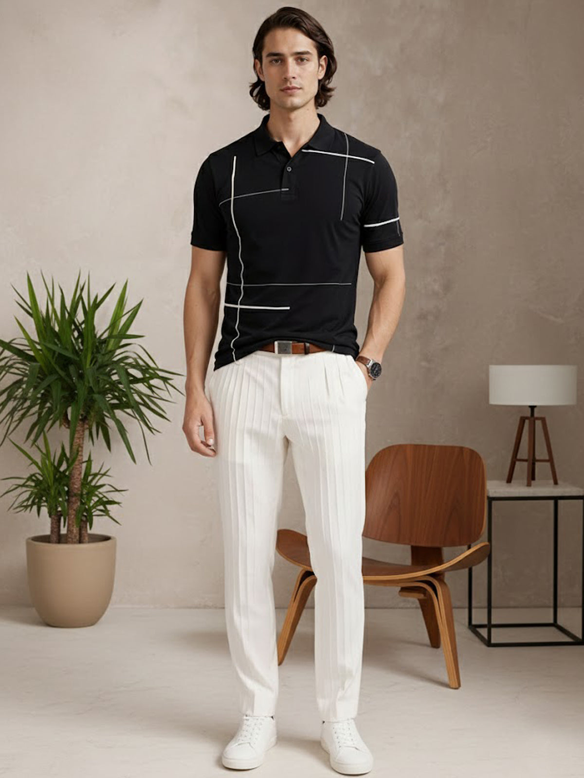 Adro Cotton Polo T Shirt for men