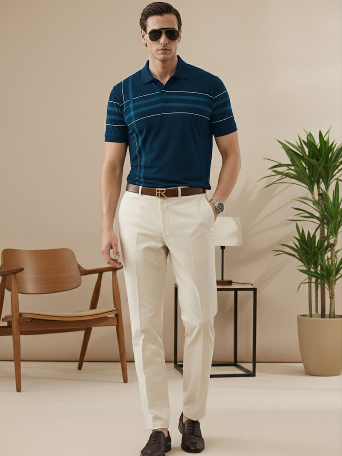 Adro Cotton Polo T Shirt for men