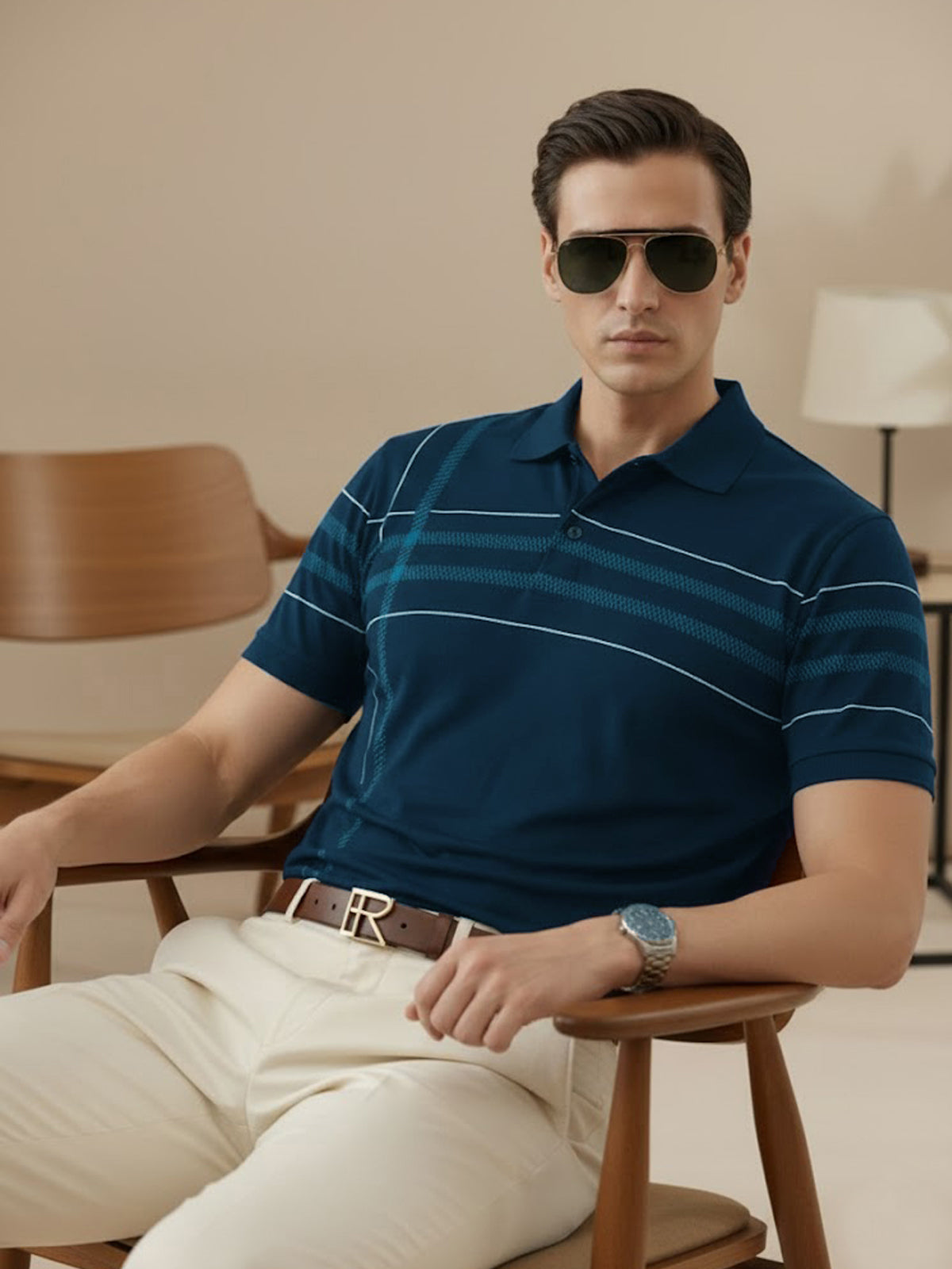 Adro Cotton Polo T Shirt for men