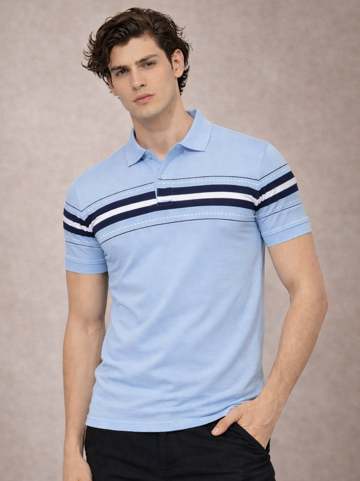 Adro Cotton Polo T Shirt for men