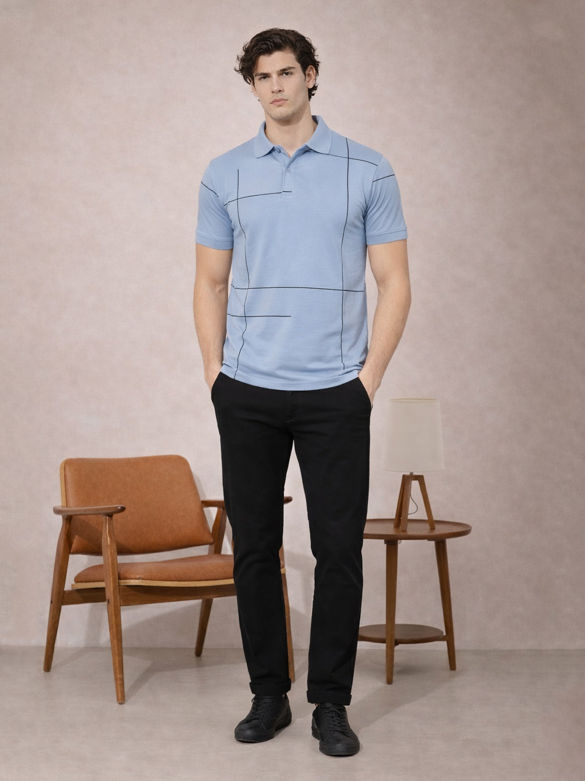 Adro Cotton Polo T Shirt for men