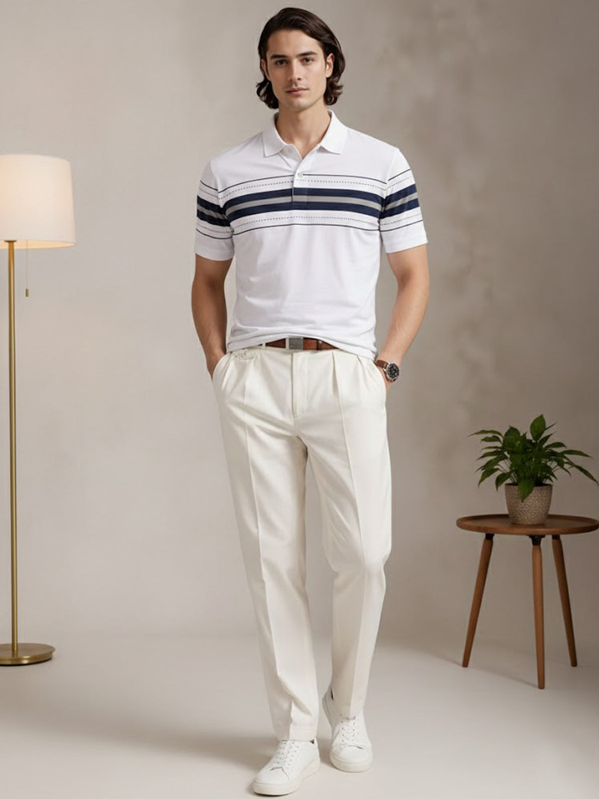 Adro Cotton Polo T Shirt for men