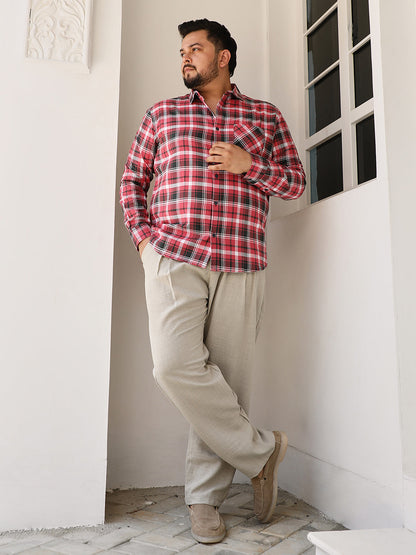 Tartan-Plaid Regular Shirt