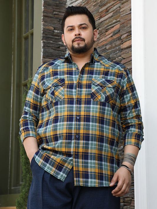 Tartan-Plaid Utility Shirt